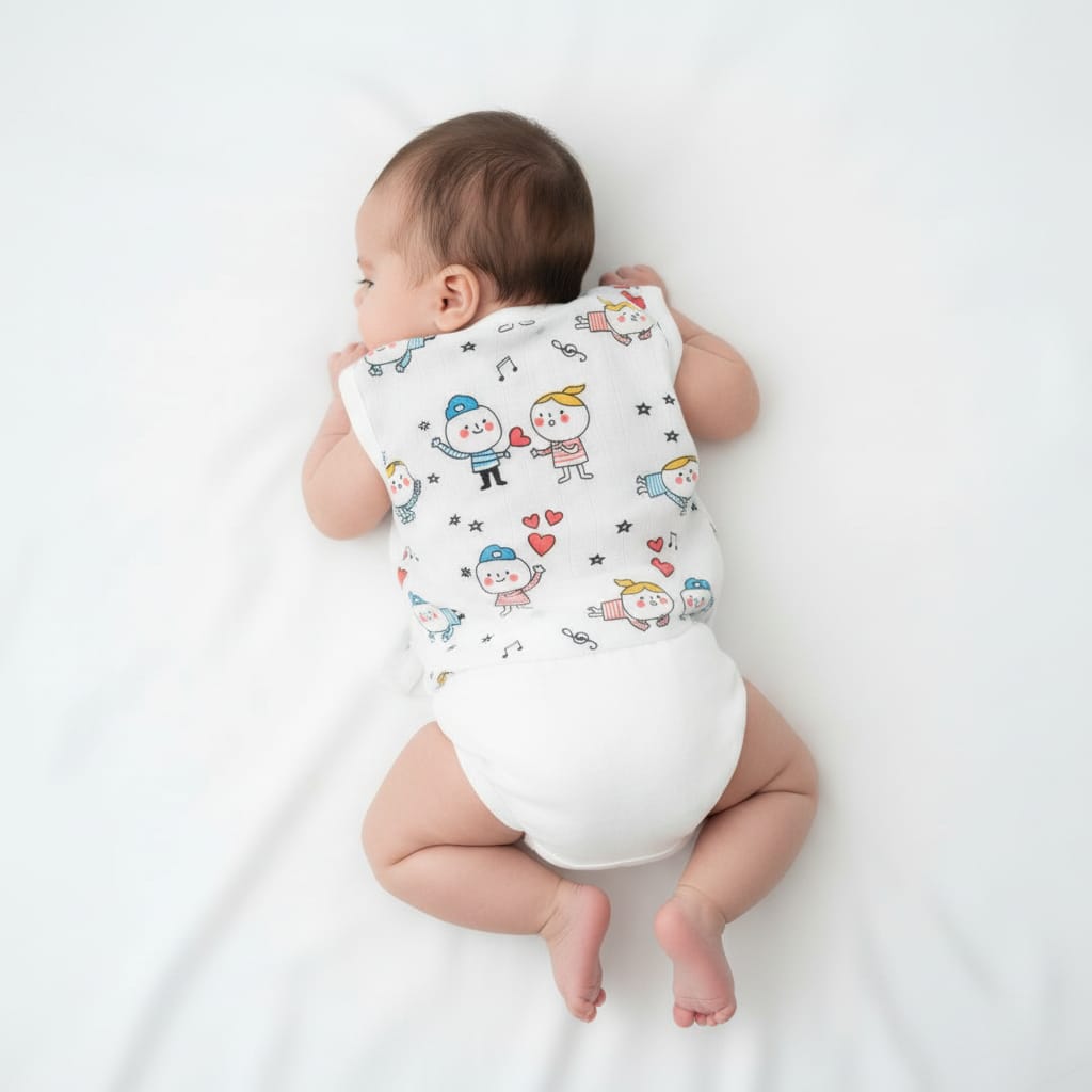 Cozy Cloud Baby Muslin Vest