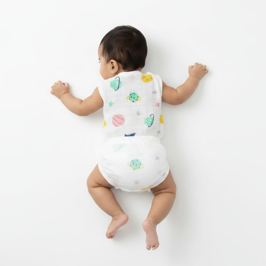 Happy Hearts Baby Cotton Sleeveless Vest