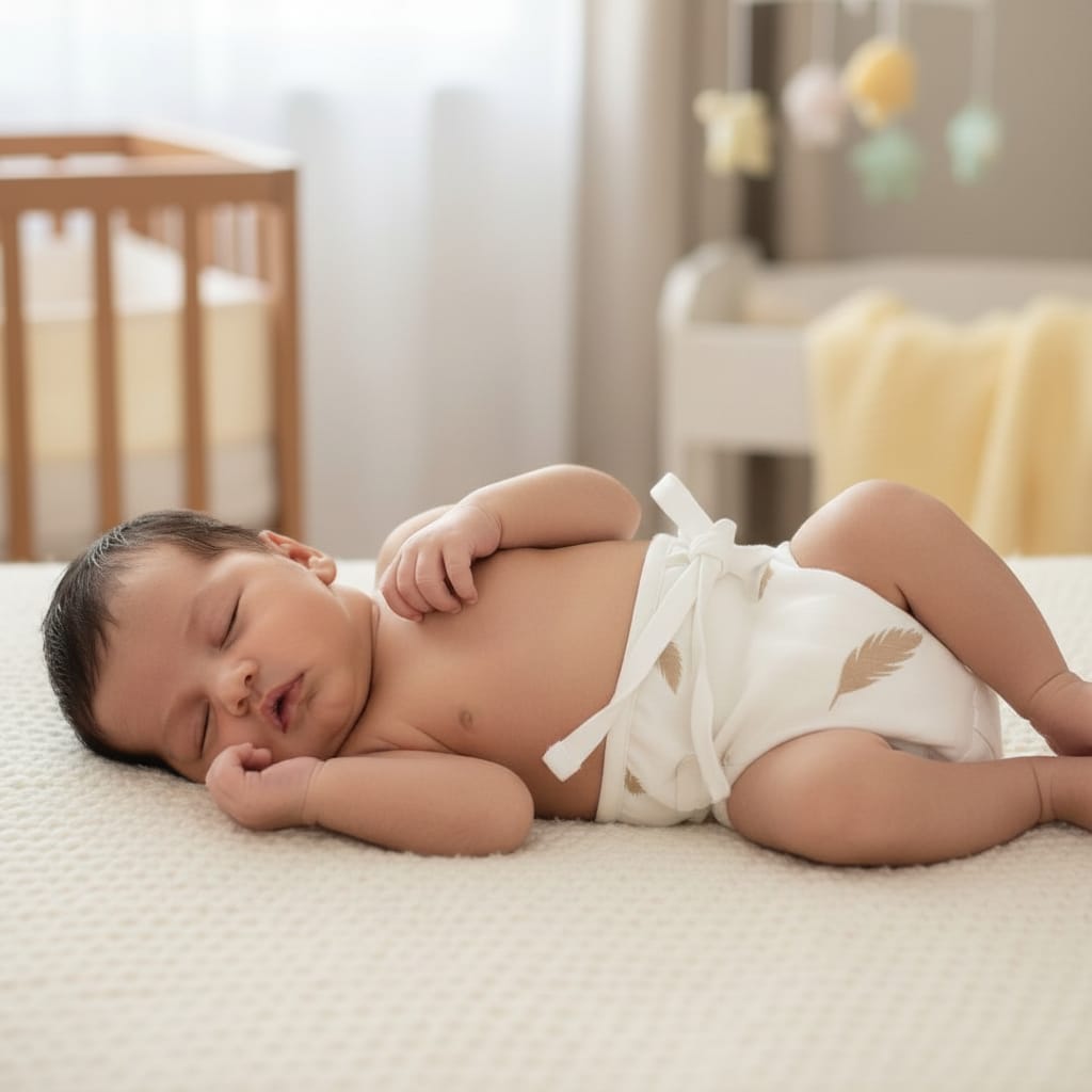 Baby Muslin Langot Nappy (6-Layer Cotton Padding) Pack of - 1