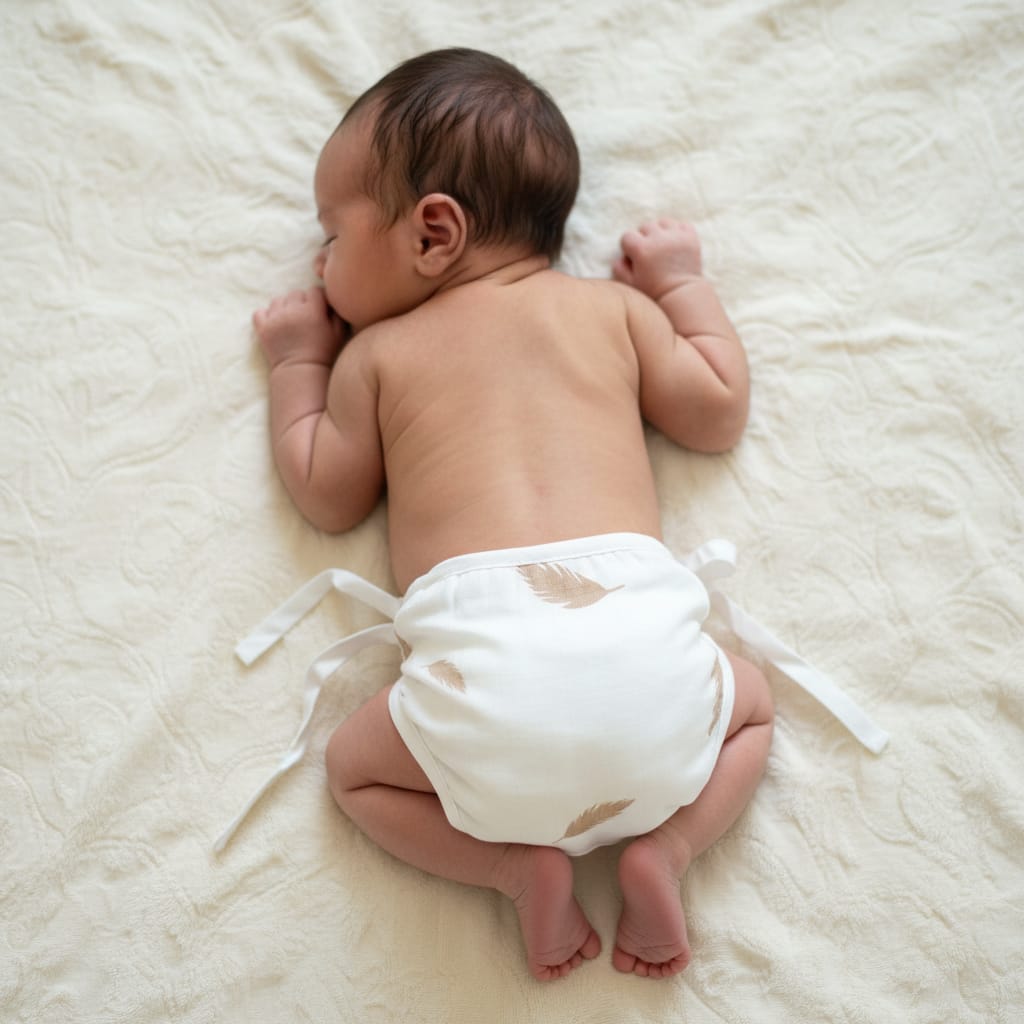 Baby Muslin Langot Nappy (6-Layer Cotton Padding) Pack of - 1