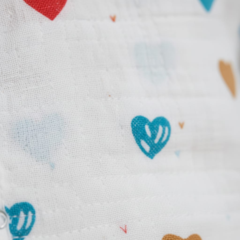Baby Muslin Sleeveless Jabla Set